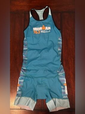 Zoot Ironman 70.3 Waco Teal Tri Suit Women’s L/XL